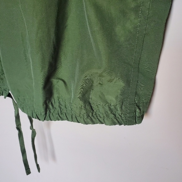 Vince Army Green Oversized Parka Utility Bomber Jacket Women's Size S - Picture 9 of 14